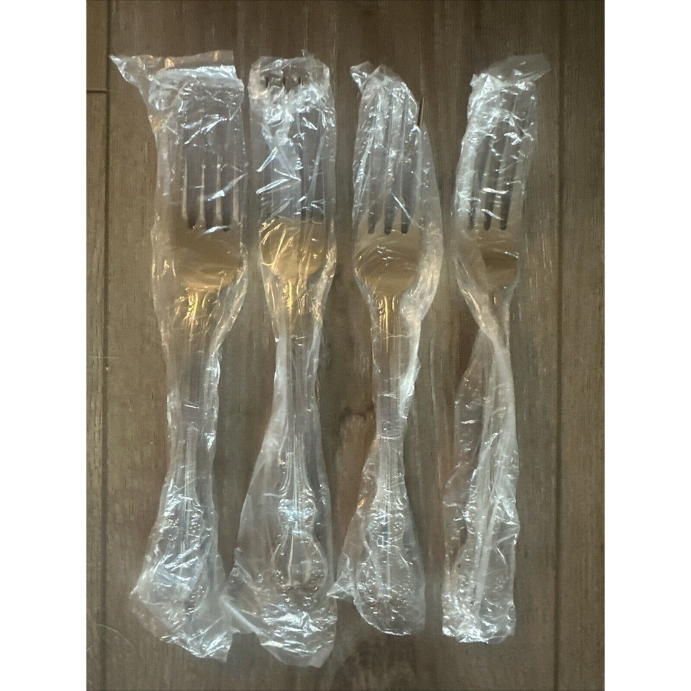 NEW Wallace CAMDEN Stainless 18/10‎ Glossy Dinner Forks 8 1/8" Lot Of 4